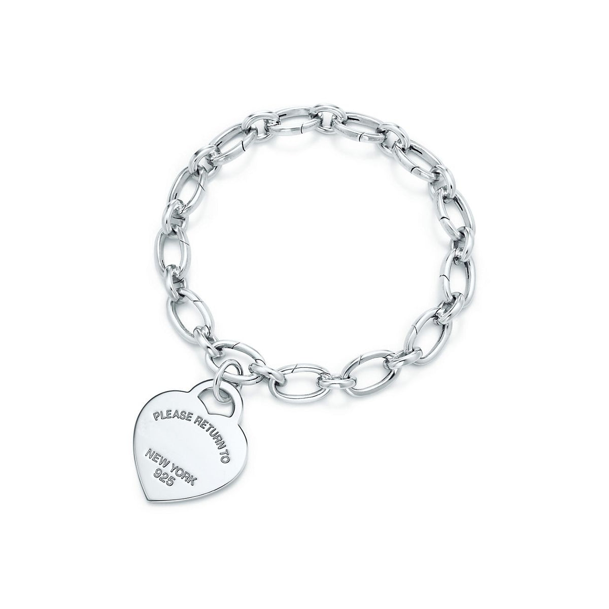 Pulsera Corazón Eslabon Grande