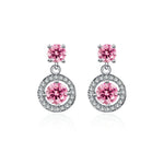 Pendientes Colgante Rosa