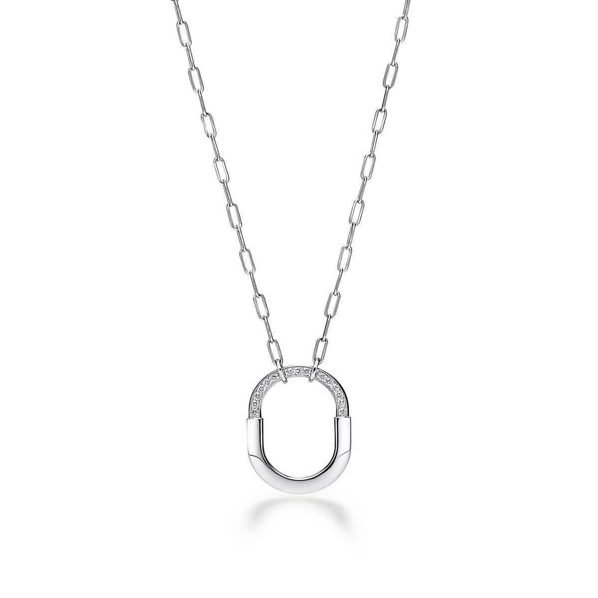 Collar Lock Plateado