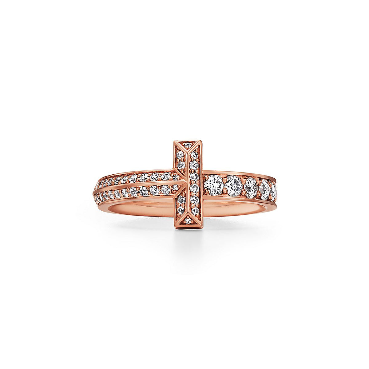 Anillo T1 Rosado Full Zirconias