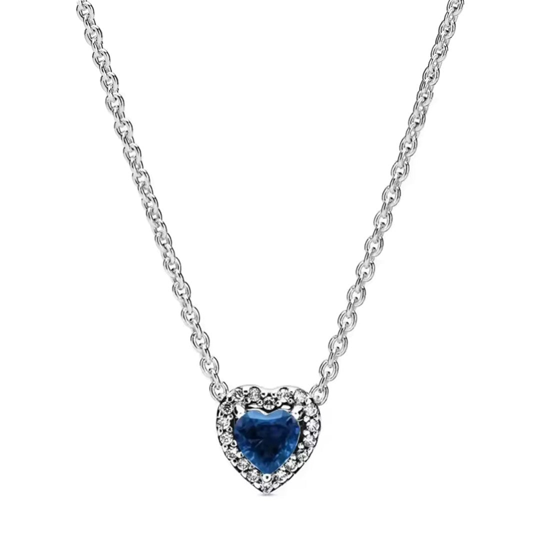 Collar Corazón Azul