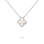 Collar Trébol Blanco