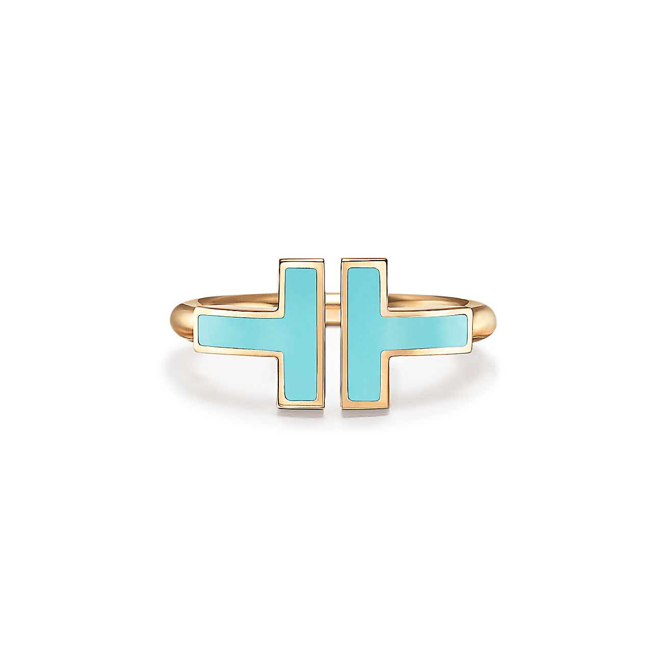 Anillo Dorado T Azul