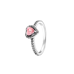 Anillo Corazón Rosa