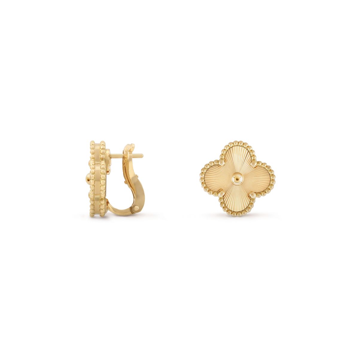 Pendientes Trébol Dorado