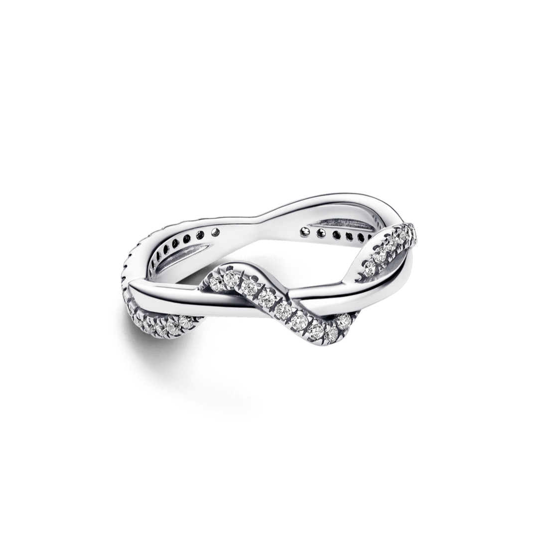 Anillo Ola Entrelazado