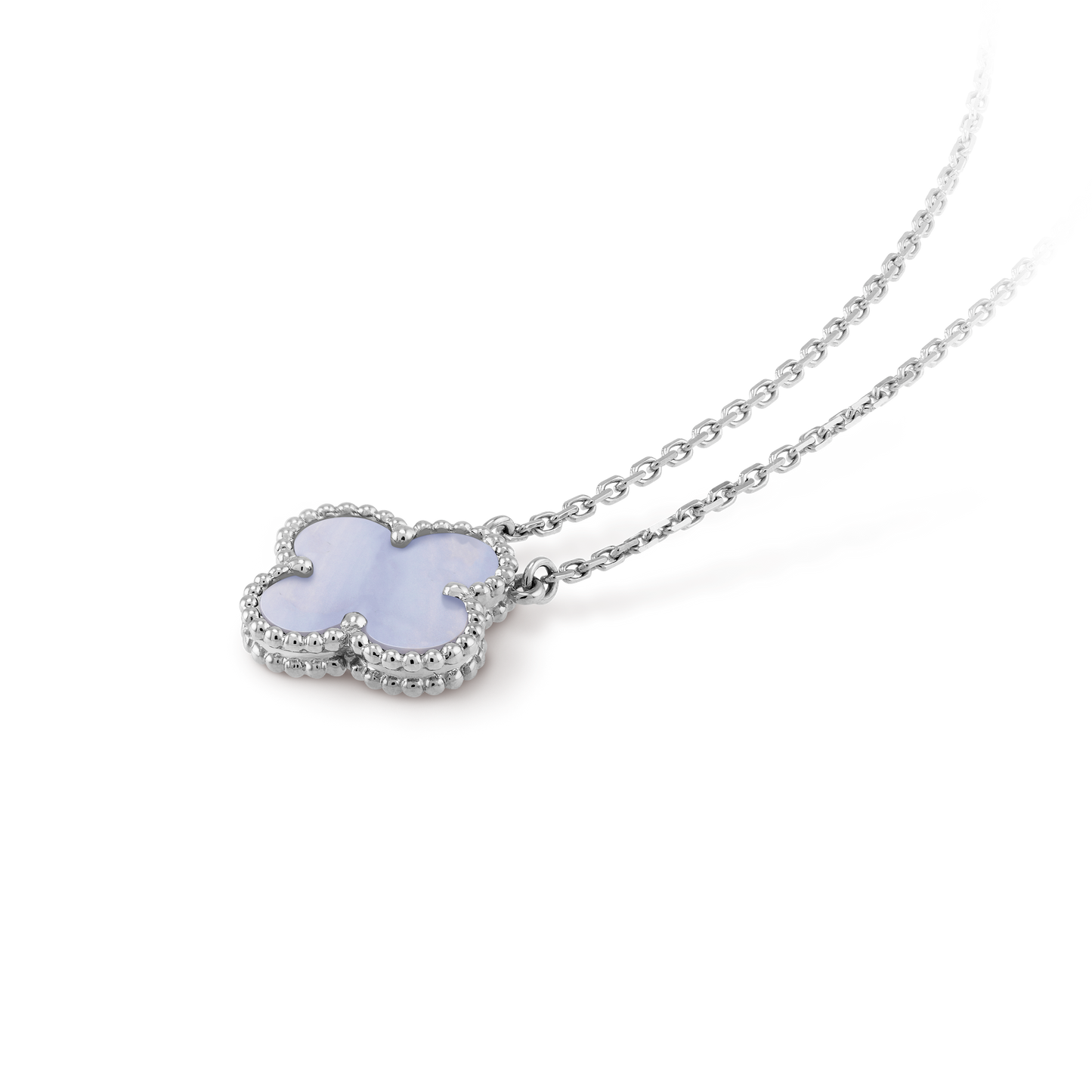 Collar Trébol Violeta