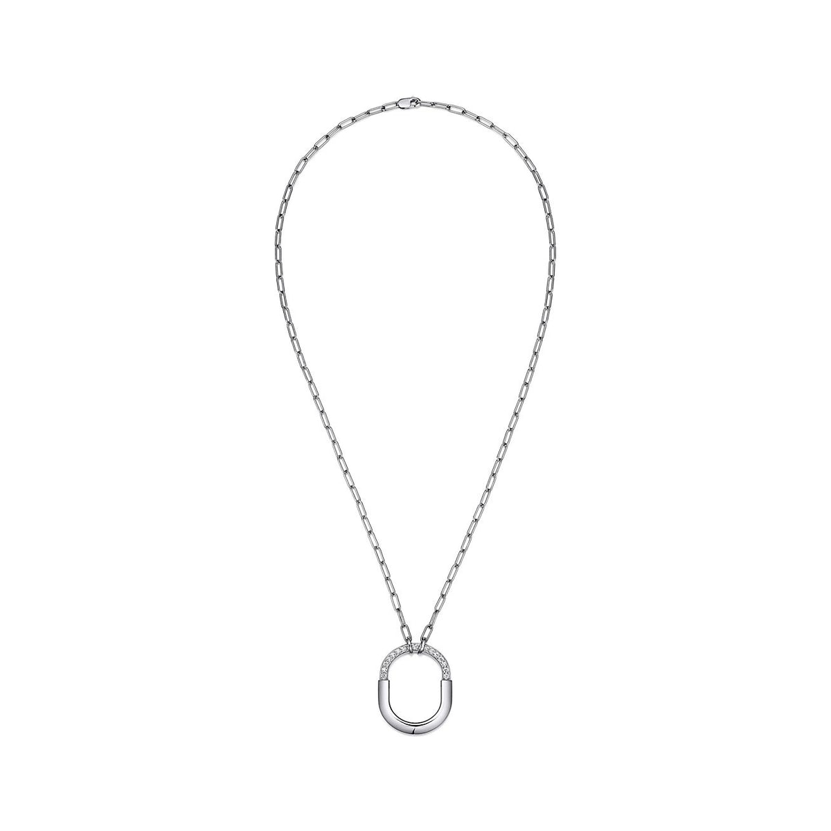 Collar Lock Plateado