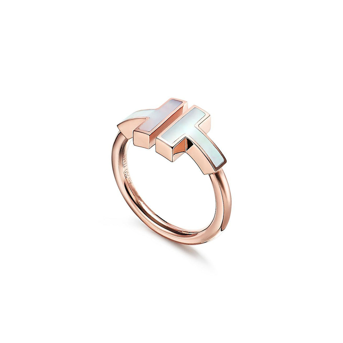 Anillo Rosado T Plateada