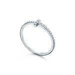 Anillo T Plateado Full Zirconias