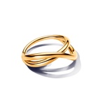 Anillo Infinito Orgánico Dorado