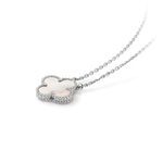 Collar Trébol Blanco