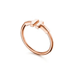Anillo T Doble Rosado