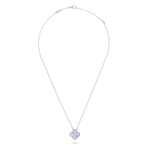 Collar Trébol Violeta