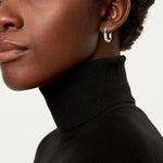 Pendientes Locks Plateados
