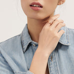 Anillo T Doble Rosado