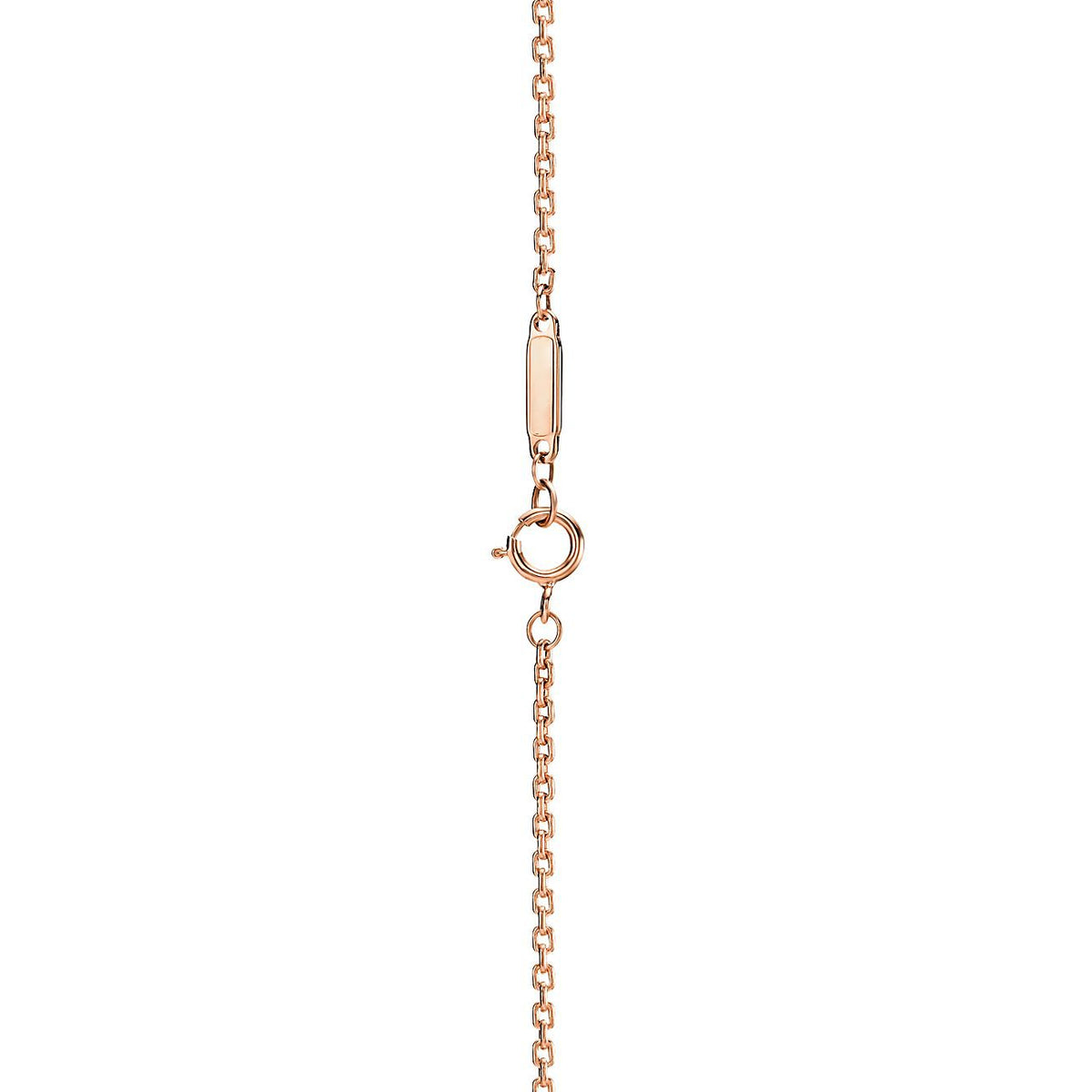 Collar Eslabon Rosado Vertical
