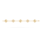 Pulsera Trébol Dorada