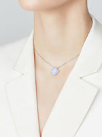 Collar Trébol Violeta