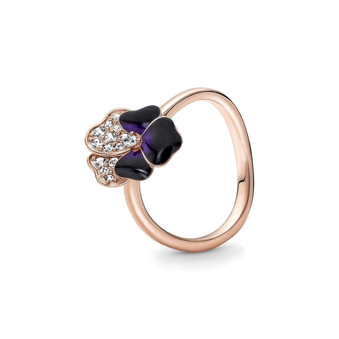 Anillo Flor Pensamiento
