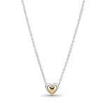 Collar Clásico Corazón Dorado