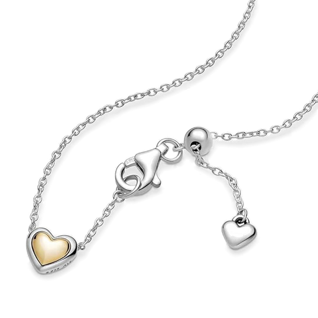 Collar Clásico Corazón Dorado