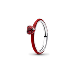 Anillo Corazón Chakra Rojo