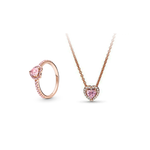 Kit 2 en 1 Rosado Corazón Rosa