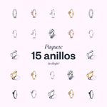 Paquete 15 anillos PND (a elegir)