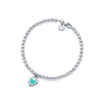 Pulsera Corazón Azul