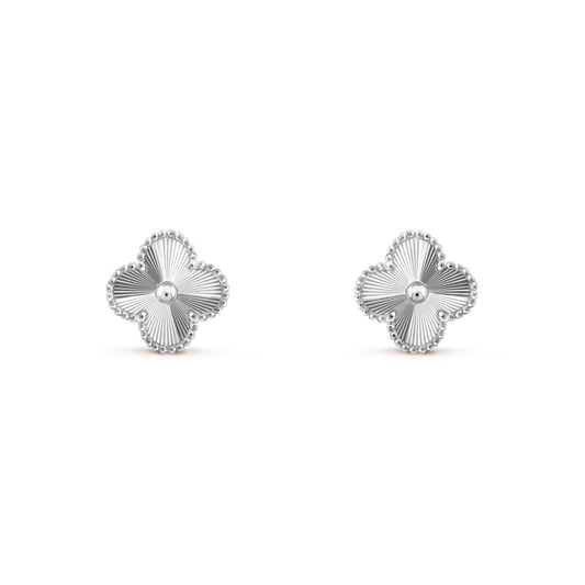 Pendientes Trébol Plata