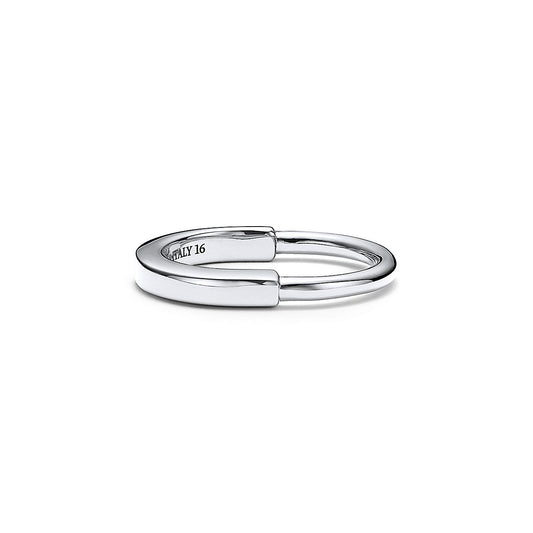Anillo Lock Plateado