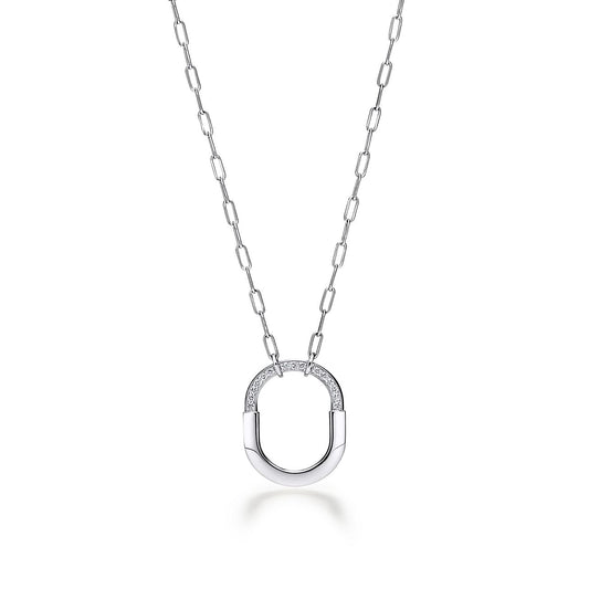 Collar Lock Plateado