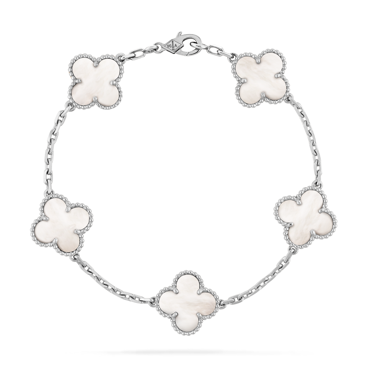 Pulsera Trébol Blanco