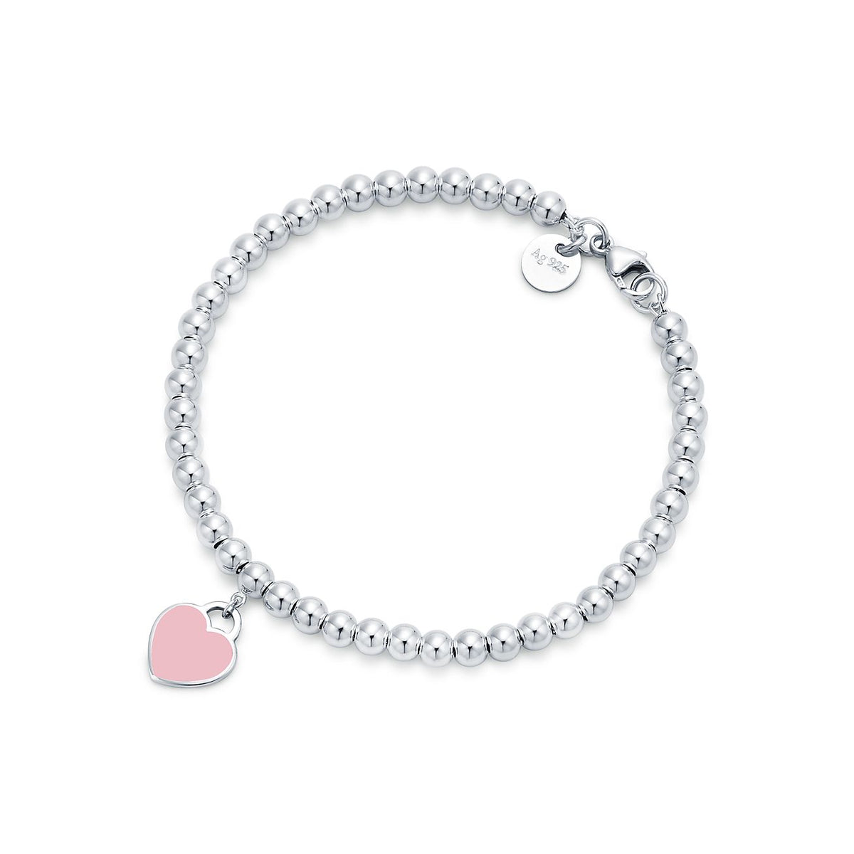 Pulsera Corazón Rosa