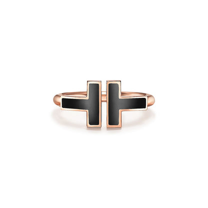 Anillo Rosado T Negra