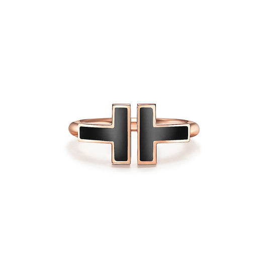 Anillo Rosado T Negra