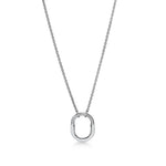 Collar Lock Plateado