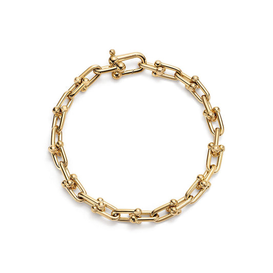 Pulsera Full Eslabones Dorados