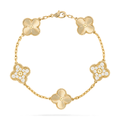 Pulsera Trébol Dorada
