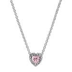Collar Corazón Rosa