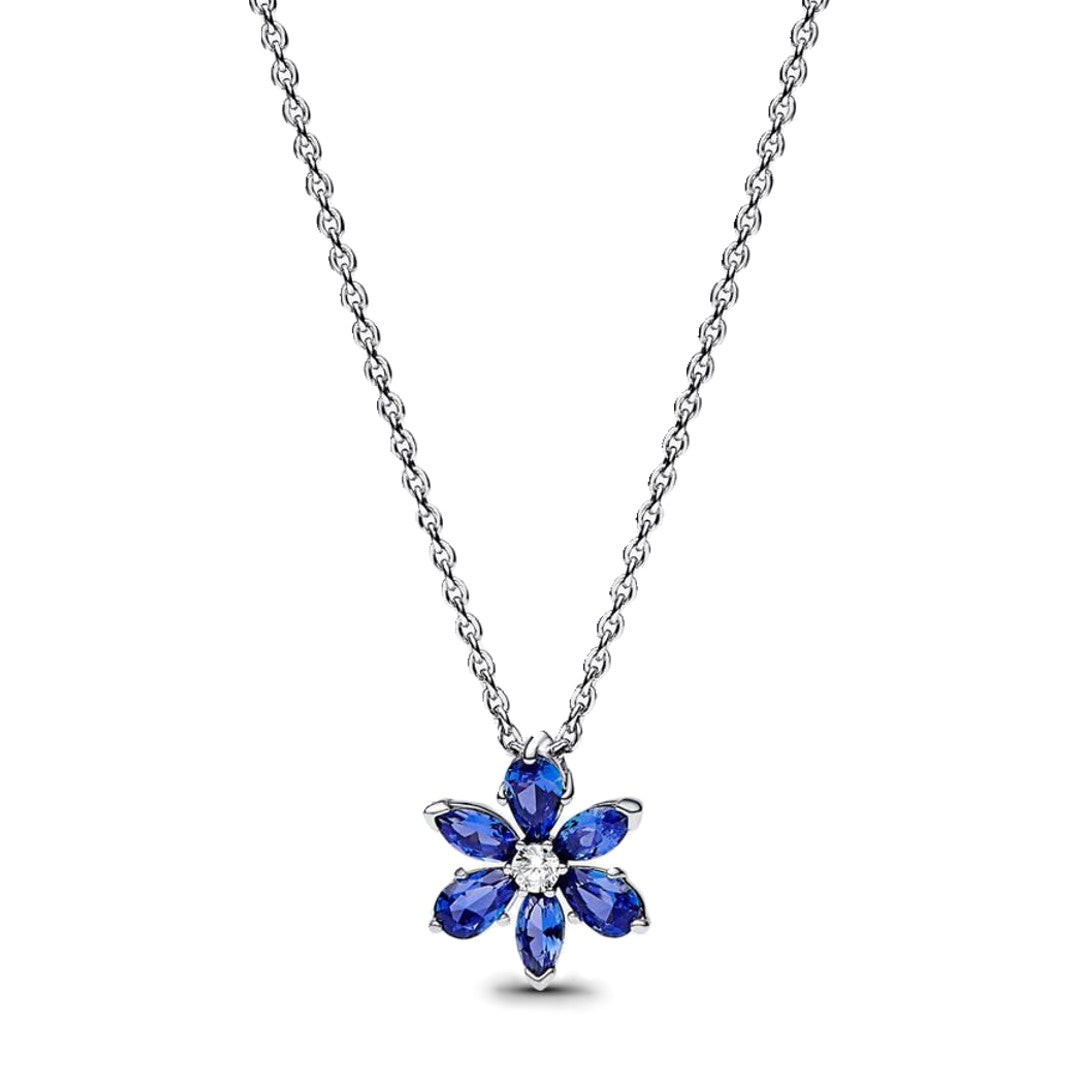 Collar Flor Azul