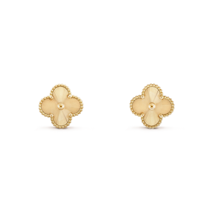Pendientes Trébol Dorado