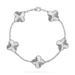Pulsera Trébol Plata