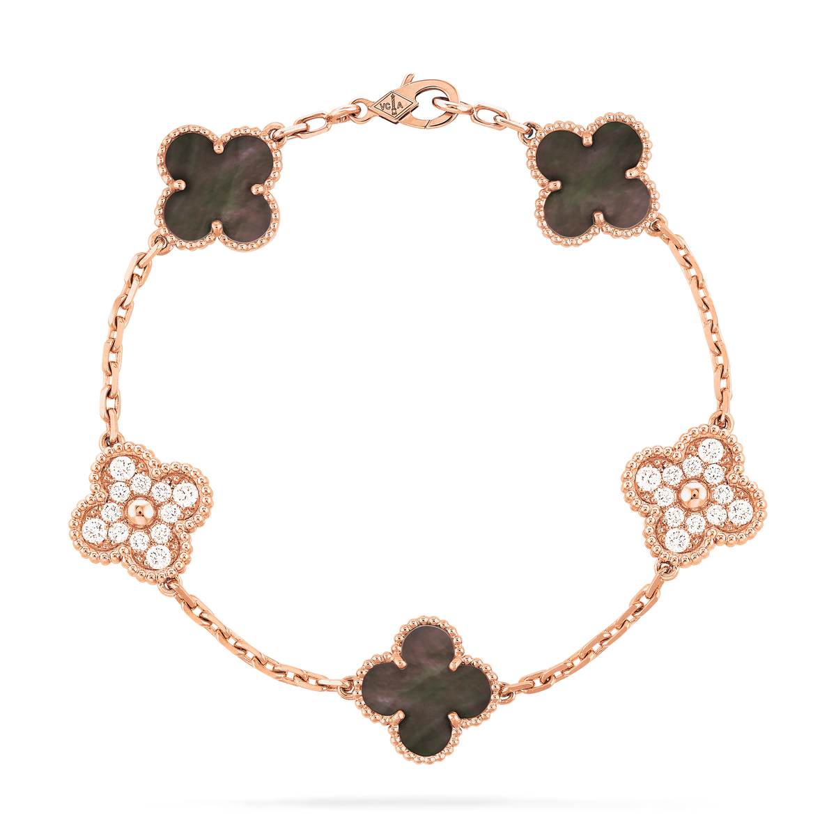 Pulsera Trébol Rosada