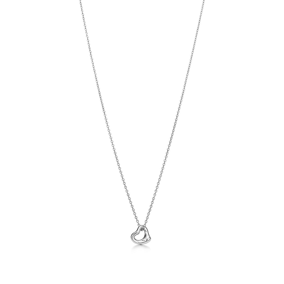 Collar Corazón Plateado