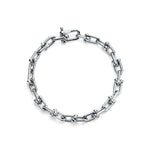 Pulsera Full Eslabones Plateado