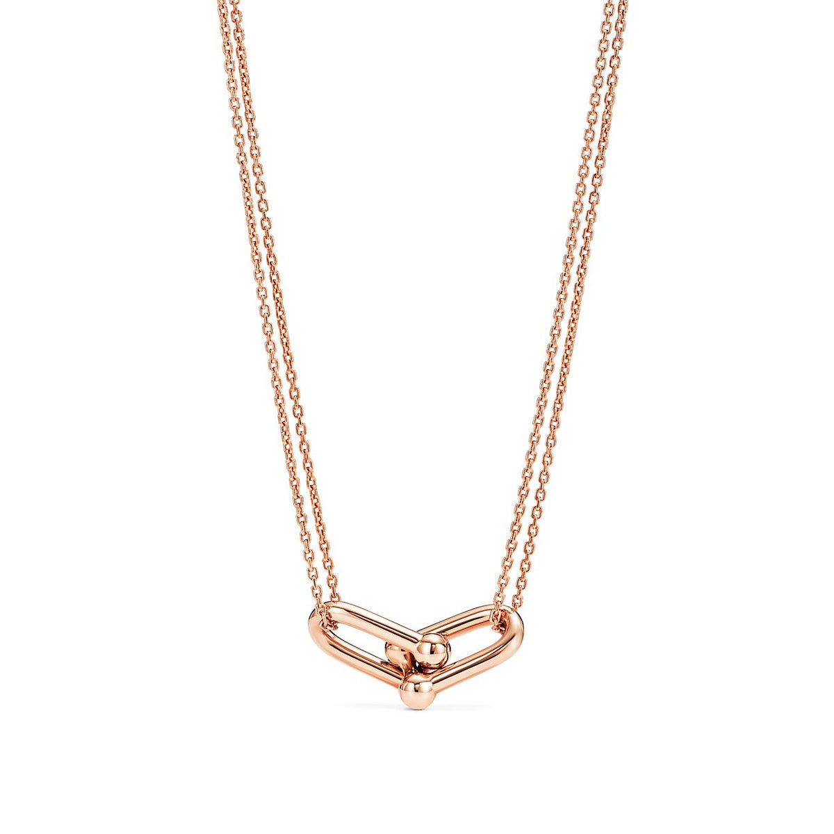 Collar Eslabones Rosados