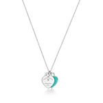 Collar Corazón Azul