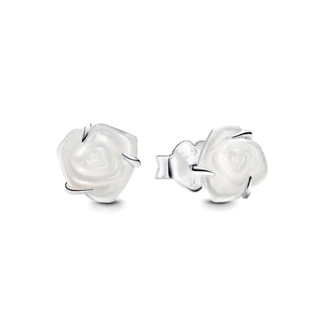 Pendientes Rosa Blanca